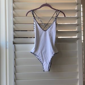 White One Piece Swimsuit